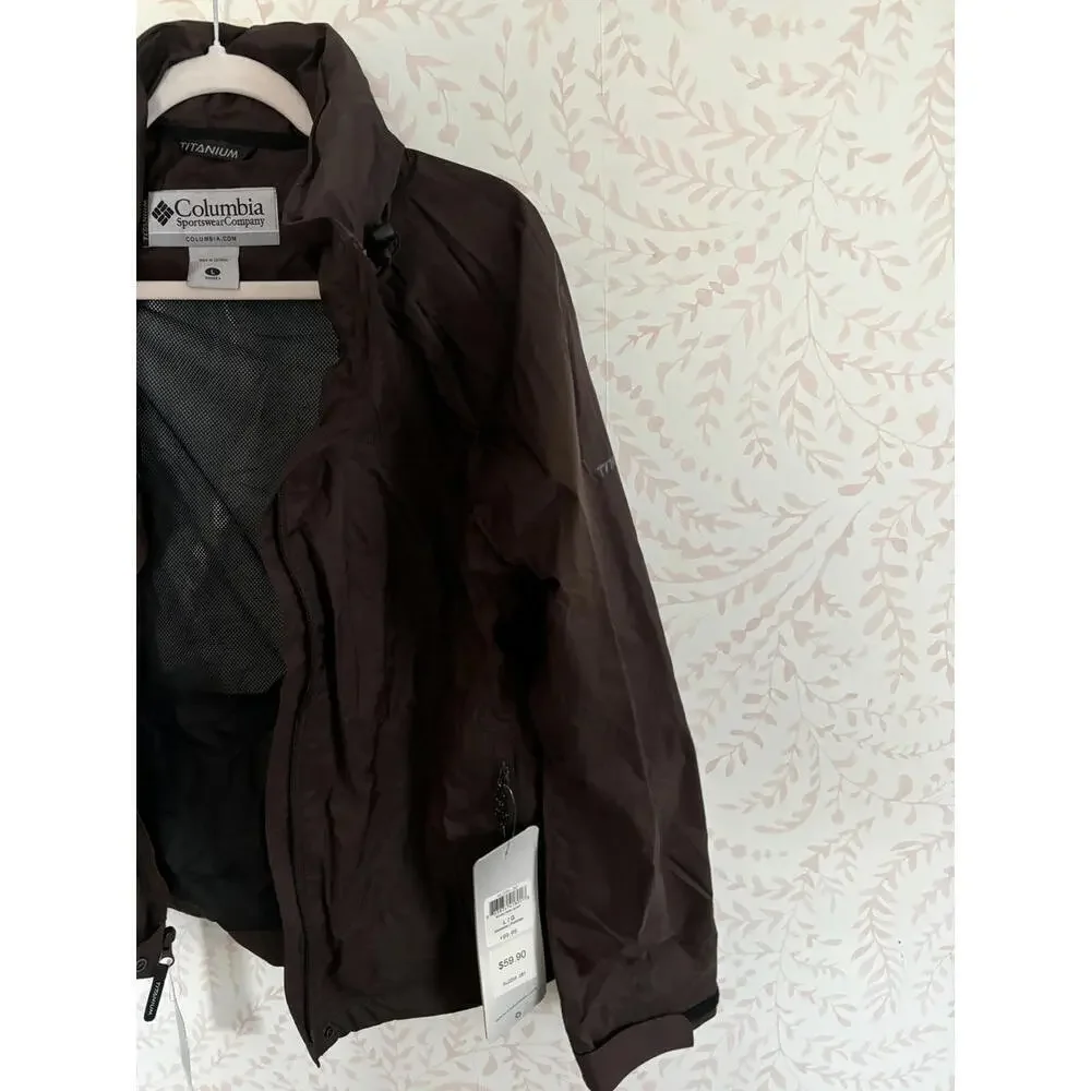 NWT Columbia Titanium Lightweight Brown Jacket - Picture 3 of 5
